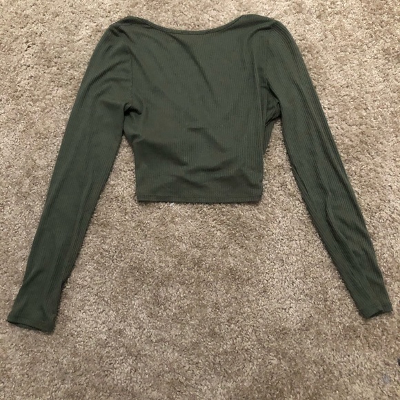 Long sleeve crop top - Picture 2 of 2